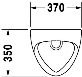 Duravit Design Classics Urinal Ben, Zul.v.h. absaugend, o.Deckel, o.Fliege, weiß – Bild 3