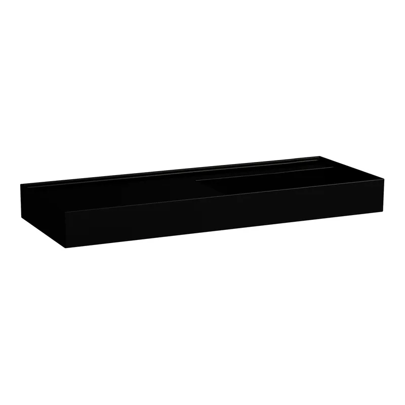 Waschtisch K-LAUFEN 460x1200x150 o. Hlo. Ül versteckter Abl. . Ablg. links schw glzd