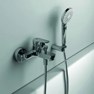 Ideal Standard Handbrause-Set Idealrain Evo, 3-Funktionshandbrause d:110mm, Chrom – Bild 4