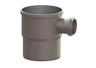 KESSEL-Verlängerungsstück System 125, seitlicher Zulauf DN 50