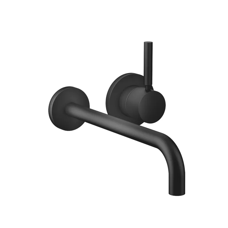 Dornbracht Waschtisch-Wand-EHM mit Einzelrosetten META 36863660 Schwarz matt