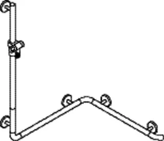 HEWI DUHA m.Br.H.St.,AM1:1100, W1/2:762, Br.H. in 92, Kst., chromoptisch besch. – Bild 3