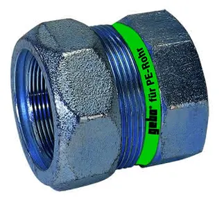 gebooriginal Temperguss-KLV Serie 153 Typ EK 63 mm für PE-Rohr