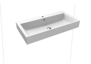 Kaldewei WB PURO WANDWASCHTISCH Mod.3165,900x 460mm,alpwm,PEFF,AD,m. 1HL,mÜL,chr