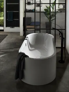 Kaldewei Badewanne MST CENTRO DUO OVAL Mod.1128-4040, 1800x800, alpin,Schallsch.,inkl. KA 4040 – Bild 3