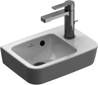 VB HWB Compact O.novo 360x250mm Eckig BP li 1HL. o. ÜL. Weiß Alpin cplus