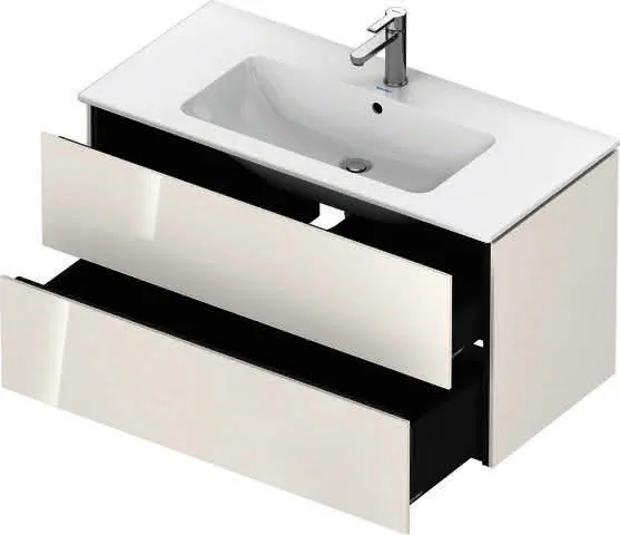 Duravit WTU wandhängend L-Cube 481x1020x550mm 2 SchKa, f.233610, weiß hochglanz