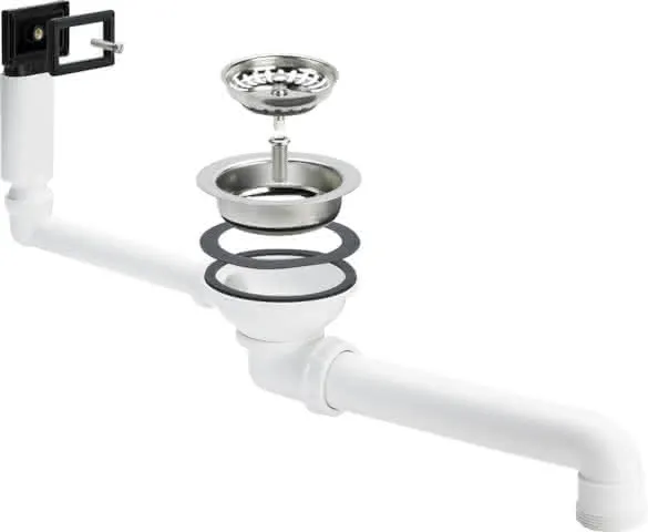 Viega Ablaufventilset 7139.151 in Kunststoff weiss