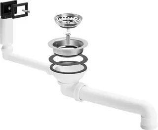 Viega Ablaufventilset 7139.151 in Kunststoff weiss – Bild 2