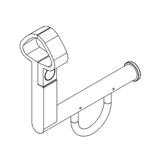 Normbau Cavere Care Papierrollenhalter 7449110 Weiß – Bild 5