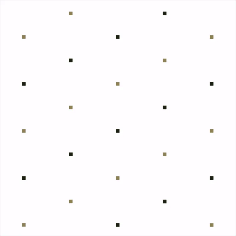 HEWI Duschvorhang squares umber/sand, Trevira CS, B:2000mm H:2000mm