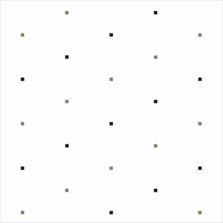 HEWI Duschvorhang squares umber/sand, Trevira CS, B:2000mm H:2000mm