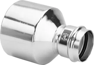 Viega Reduzierstück mit SC Prestabo 1115.1XL in 76,1x54mm Stahl verzinkt – Bild 2