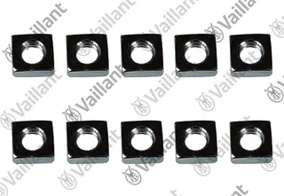Mutter, Vierkantmutter M6 (x10) Vaillant-Nr. 0010028407