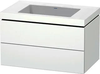 DU WTU L-Cube mit Vero Air 500x800x480mm o.HL, 2 SchKa, Weiß Matt