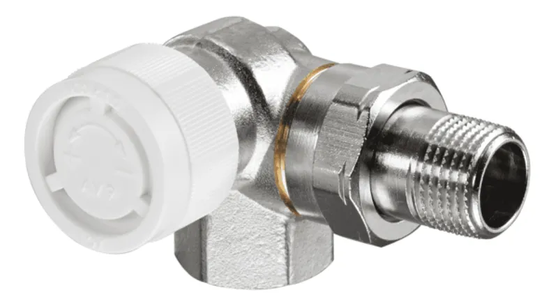 OVENTROP-Thermostatventil "AV 9" DN15, R 1/2", PN10, Winkeleck links
