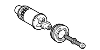 SCHELL Urinal-Kartusche EDITION mechanisch, integrierter Vorfilter