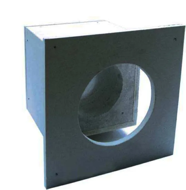 Bertrams Wanddurchführung DW150 di:WDF 230 außen 420x420 mm Abst. 90 mm 36er Wand