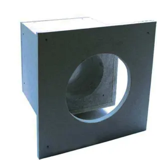 Bertrams Wanddurchführung DW150 di:WDF 230 außen 420x420 mm Abst. 90 mm 36er Wand