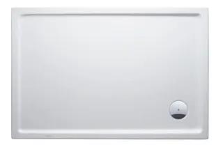 DU Starck Slimline Duschwanne, Rechteckig, 1200x1000x55 mm, Weiß, Sanit