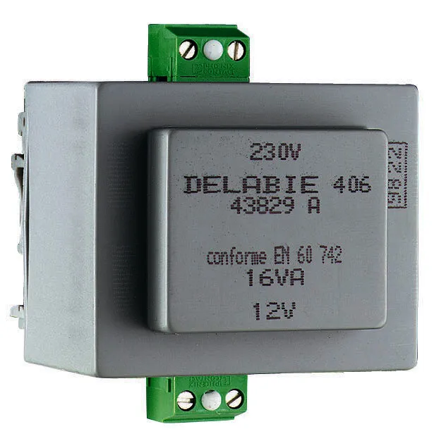 KD Trafo 230/12V lose, für Befestigung auf DIN-Hutschiene