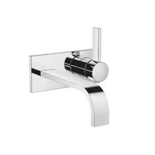Dornbracht Waschtisch-Wand-Einhandbatterie mit Abdeckplatte MEM 36864782 Chrom