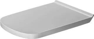 Duravit WC-Sitz DuraStyle Vital m.SoftClose m.Winkelpuffern, Scharniere edst., weiß – Bild 2