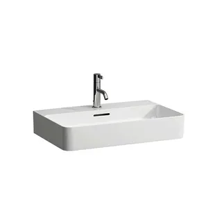 Laufen Waschtisch VAL 420x650x155 1 Hahnloch mit Überlauf weiß matt