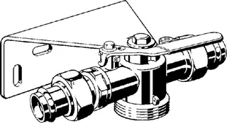 Viega Gaszähler-Kugeleckhahn G2112 in 22mm Messing – Bild 3
