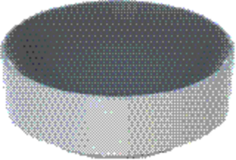 Geberit VariForm Aufsatzwaschtisch, rund d: 40cm, o. Hl, ohne Überlauf, weiß, KeraTect