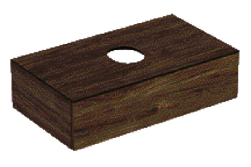 Geberit VariForm US für AS-Waschtisch, m. 1 Schublade 90x24x51cm, Nußbaum hickory