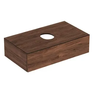 Geberit VariForm US für AS-Waschtisch, m. 1 Schublade 90x24x51cm, Nußbaum hickory – Bild 2