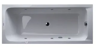 Duravit DCode Whirlw. 1800x800mm Einb.,Acryl Abl.mittig, 2 Rückens.,Jet -Proj.,Weiß – Bild 2