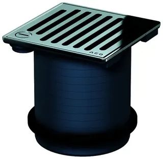 ACO Aufsatzstück Meku 148x148 K3/ ABS/ rutschh./Rost V2A/ verriegelbar