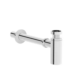 VitrA Design Siphon Zubehör Abgangsrohr und Rosette Chrom