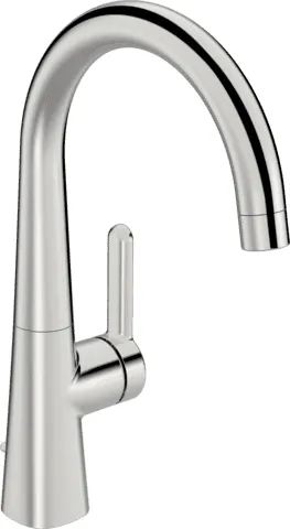 EHM Waschtisch-Batt. HANSADESIGNO Style 5103 Zugst.Ablgarn. Ausld. 167 mm DN15 chr