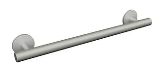 HEWI Haltegriff, L:600mm, d:33mm, Kst., unifarben signalweiß – Bild 2