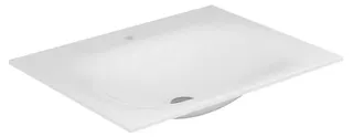 Keuco Varicor-Waschtisch Edition 11 31270, mit 1 Loch Bohrung, weiß, 1050 mm