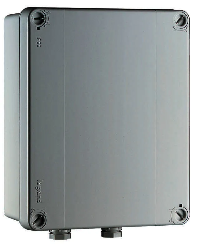 KD Trafo 230/12V in wassergeschütztem Kasten PVC grau