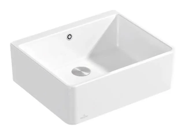 Villeroy & Boch Spülstein 60 X 595x500mm Exc-Garn. Spülbecken m.tig Keram. Weiß Alpin cplus