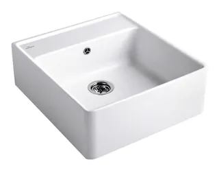 Villeroy & Boch Spülstein 595x630mm Exc-Garn. Spülbecken m.tig Keram. Weiß Alpin cplus – Bild 2