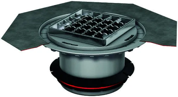 ACO Aufsatzstück AV-Selecta 194x194/L15 Kst./rutschh./GitterrostV2A/lose eingel.