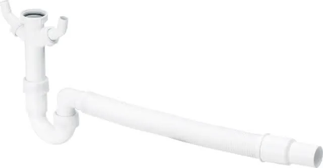 Viega Röhrengeruchverschluss 7985.17 in G1 1/2 x DN40/50 Kunststoff weiss