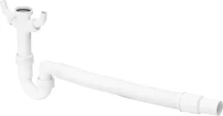 Viega Röhrengeruchverschluss 7985.17 in G1 1/2 x DN40/50 Kunststoff weiss – Bild 2