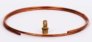Danfoss Steuerleitungsset Cu-Rohr O6x1500mm, R 1/2" – Bild 1