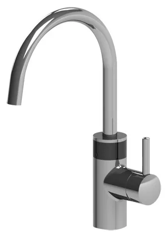 CONTI+ hybrid el. IR Küchenarm. Batt. m.Misch. Chrom o.Ablg. Click+ H10