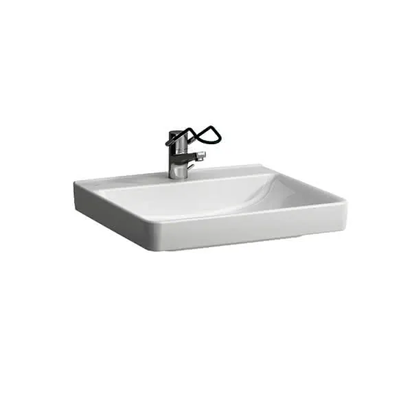 Laufen Waschtisch barr-frei PRO LIBERTY 550x600x190 1 Hahnloch ohne Überlauf Ül-Kanal unten geschl. we