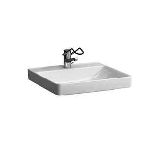 Laufen Waschtisch barr-frei PRO LIBERTY 550x600x190 1 Hahnloch ohne Überlauf Ül-Kanal unten geschl. we