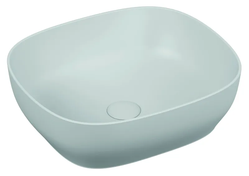VitrA Aufsatzschale Outline rechteckig 460 x 405 mm CERAFINE Weiß Hochglanz VC
