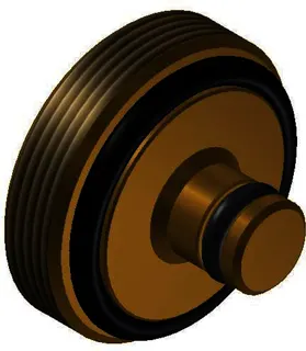 CONTI+ Stopfen Magnetventilaufnahme 2 (Bypassstrecke thermische Desinfektion)